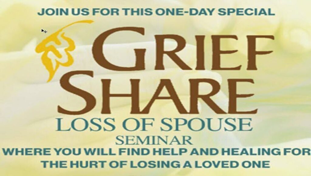 GriefShare Loss of Spouse Seminar, Desert Springs Church, Palm Desert CA