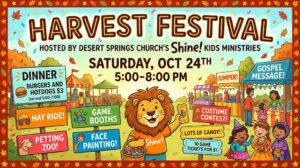 Harvest Festival, Oct 24, 2026 @ Desert Springs Church, Palm Desert CA